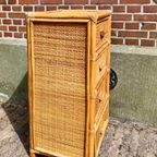 Bamboe Rotan Vintage Ladenkast thumbnail 7