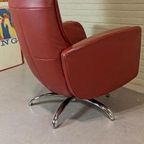 Vintage Leren Recliner Fauteuil thumbnail 3