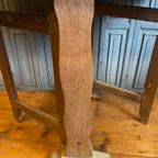 Wijnproeftafeltje Klaptafel Bijzettafel Frans Antiek thumbnail 11