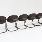 Vintage Eetkamer Stoelen Gastone Rinaldi Voor Thema Italy, Jaren 70, Set Van 6 thumbnail 7