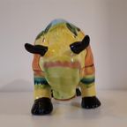 * Porselein Stier Cowparade Stijl Retro Spaarpot thumbnail 3