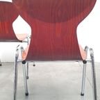 6x Eromes Pagholz Industriële Stapelbare Design Stoel thumbnail 4
