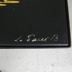 Vintage Tegeltafel Met Afbeelding Van Stierengevecht, Jaren 50 thumbnail 11