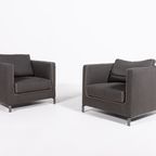 Pair Of B&B Italia ‘Ray’ Armchairs / Fauteuil Designed By Antonio Citterio thumbnail 2