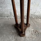 Antique Marble Top Pedestal Table thumbnail 7