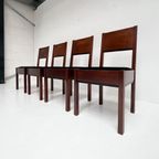 Haagse School Set Eetkamerstoelen Van Muntendam, 1920's thumbnail 17