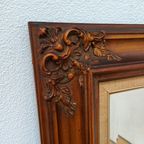 Grote Vintage Hollywood Regency Barok Rococo Spiegel thumbnail 8