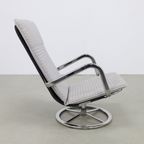 2x Vintage Draaifauteuil, 1980s Nieuwe Kussens thumbnail 4
