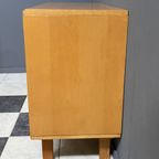 Blonde Wood Cabinet By Frantisek Mezulanik 1960s thumbnail 10