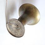 Large Brass Chalice Lamp, 1930s-1940s thumbnail 10