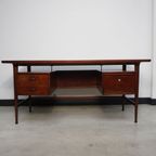 Teak Executive Desk By Formule Meubelen, 1960s thumbnail 2