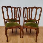 Vintage Landelijke Eettafelstoelen Stoelen Eetkamerstoelen Setprijs thumbnail 1