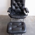 Vintage 1970'S "Restless" Lounge Stoel Van Ekornes thumbnail 8