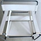 2X Vintage Original Wassily B3 Armchairs By Marcel Breuer thumbnail 6