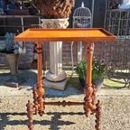 Antieke Spinnen Bijzettafel Sidetable, Haltafel thumbnail 4