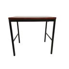 Bijzettafel - Stijl Van Pastoe - Bijzettafel - Fineer - Metaal - Holland - 1960S thumbnail 3