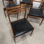 Six Elegant Vintage Scandinavian Chairs thumbnail 4