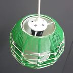 Green And White Scoubidou Pendant Lamp 1960S Ddr thumbnail 8