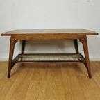 Vintage Mid-Century Deens Design Salontafel In Teak Tafeltje thumbnail 5