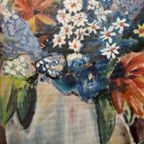 Schilderij Stilleven Bouquet Vintage thumbnail 5