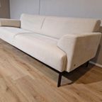 Rolf Benz 310 - 4 Zits Bank + Hocker - Crème - Showroomstaat thumbnail 14