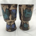 Henk Potters Dutch Studio Pottery Set Van 2 Vazen thumbnail 8