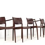 Set Van 2 +2 Stoelen Niels Otto Moller Model 65 + 80 Vintage Palissander thumbnail 20