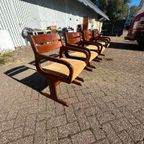 Space Age Eetkamerstoelen Set thumbnail 7