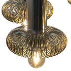 Honsel (Germany) - Chandelier With 5 Chromed Pendants - Including Ceiling Mount- Hanging Pendant thumbnail 8