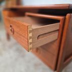 Arne Vodder, G.V. Møbler Vintage Jaren 60 Deens Bureau Teak thumbnail 18