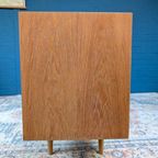 Vintage Eiken Lowboard, Jaren '60, Deens Design thumbnail 6