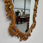 Vintage Barok Brocante Rococo Spiegel Schouwspiegel Facet 13 thumbnail 4