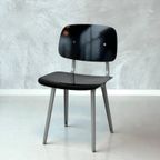 Revolt Eettafelstoel Friso Kramer Vintage Ahrend Stoel Zwart thumbnail 3