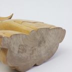 Art Deco Balinese Woodcarving Of A Couple, 1930S thumbnail 13