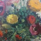 Bloem Stilleven Raymond Van Hoeck, België thumbnail 3