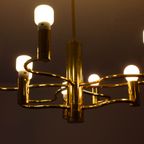 Set Of Two Brass Chandeliers thumbnail 3
