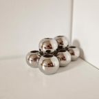 Metallic Bollen Vaas Tulpenvaasje Atomic Stijl Vaasje thumbnail 2