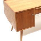 Groot Vintage Bureau Met Schuine Poten Gemaakt In De Jaren ’70 thumbnail 7