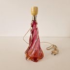 Antieke Kristalglas Lampenvoet Val St Lambert thumbnail 5