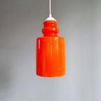 Vintage Oranje Opaline Hanglamp, Jaren 70 thumbnail 9