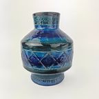 Prachtige Italiaanse Blauwe Bitosso Vaas 20 Cm thumbnail 13