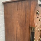 Antiek Hollands Eiken Ladenkast, 92 Cm Breed, 160 Cm Hoog thumbnail 5