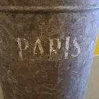 Franse Metalen Zinken Ton Paris 1E Helft 20E Eeuw. thumbnail 4