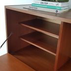 Vintage Fins Kastje Teak Fineer Secretaire thumbnail 4