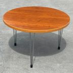Vintage Ronde Salontafel Design Fritz Hansen Stijl thumbnail 23