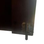 Vintage Dressoir / Retro Lange Extra Diepe Kast Donker Hout thumbnail 6