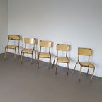 Old Stacking School Chairs 1950S thumbnail 13