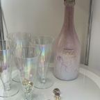 Krosno Poland Kristallen Regenboog / Olie Champagne Flutes thumbnail 4