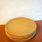 Set Of 6 Grès Light And Speckled * Village Stoneware Dinner Plates thumbnail 10