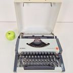 Vintage Olympia Traveller De Luxe Typemachine Met Koffer ‘70 thumbnail 3